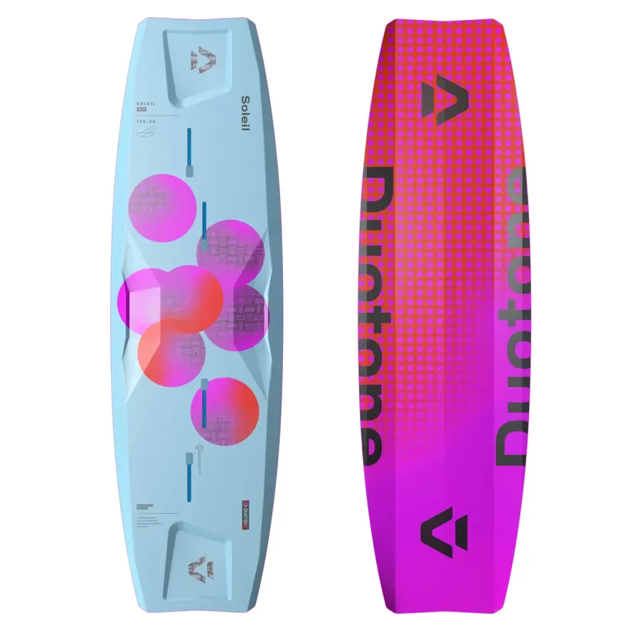 Duotone Soleil SLS 2026 women’s freeride kiteboard with elegant design